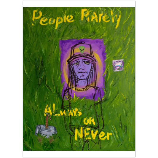 People rarely always or never